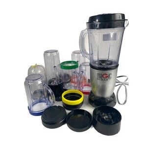 The Original Magic Bullet 22 Piece Deluxe Set - Used Twice Tested Working